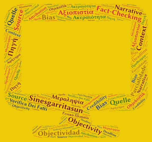 Sustainable Journalism word cloud art