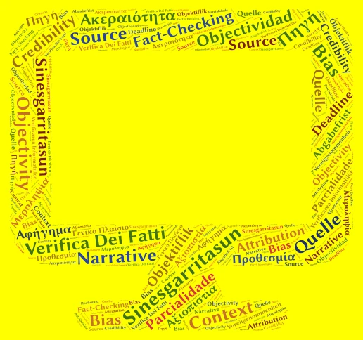 Sustainable Journalism word cloud art
