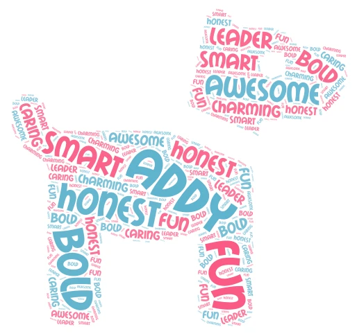 Addy's Word Cloud word cloud art