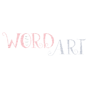 WordArt word cloud art