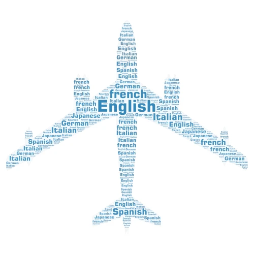 languages word cloud art