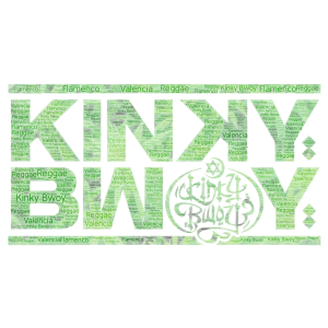 Kinky Bwoy word cloud art