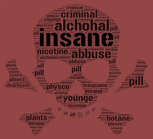 death from drug overdose word cloud art