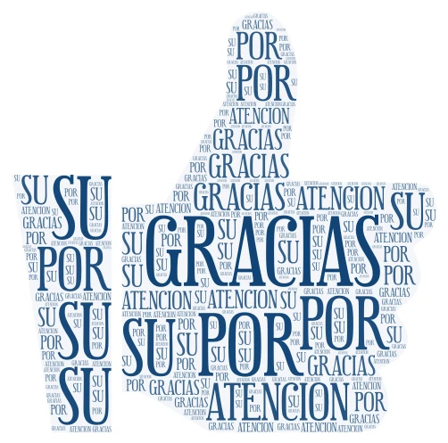 GRACIAS  word cloud art