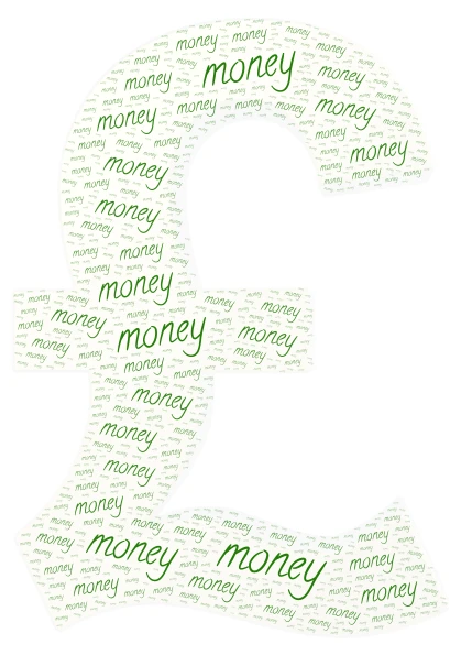 money word cloud art