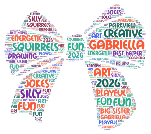 2026 Name Art word cloud art