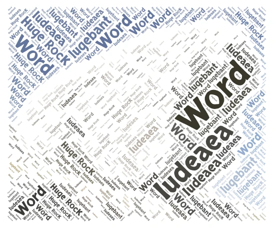 Latin Worksheet word cloud art