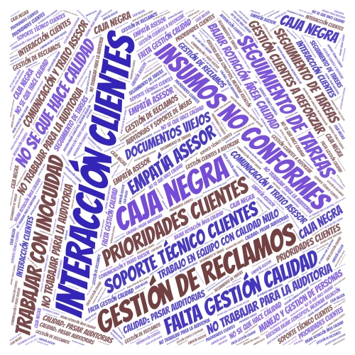 calidad word cloud art