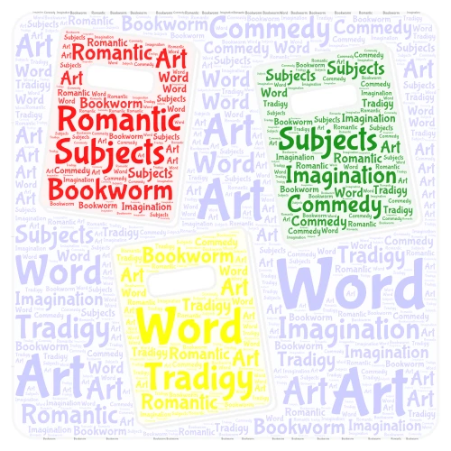 Books in my opinion word cloud art