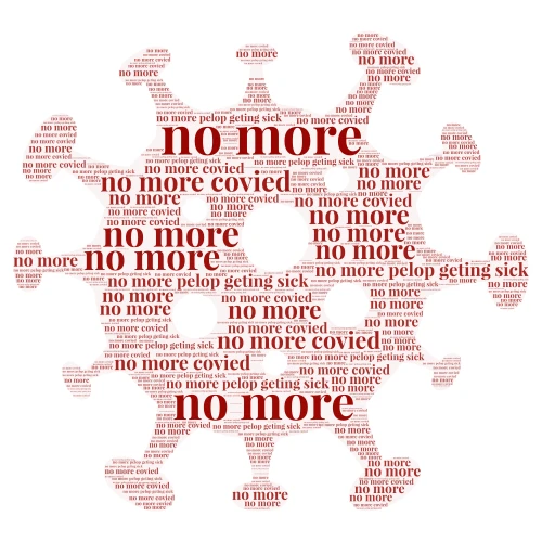 no more  word cloud art