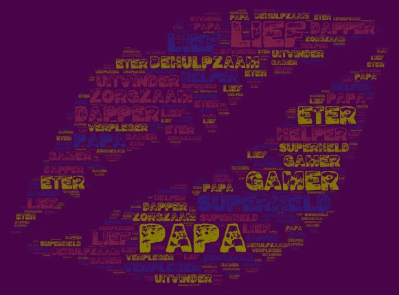 jantje word cloud art