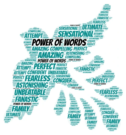 power of words word cloud art