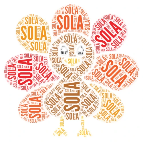 SOLA 2 word cloud art