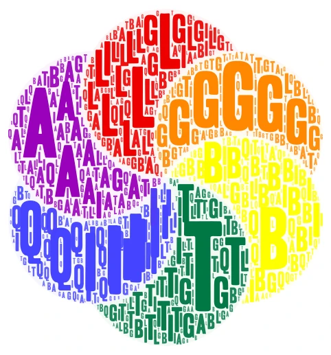 QUEER reviesed word cloud art