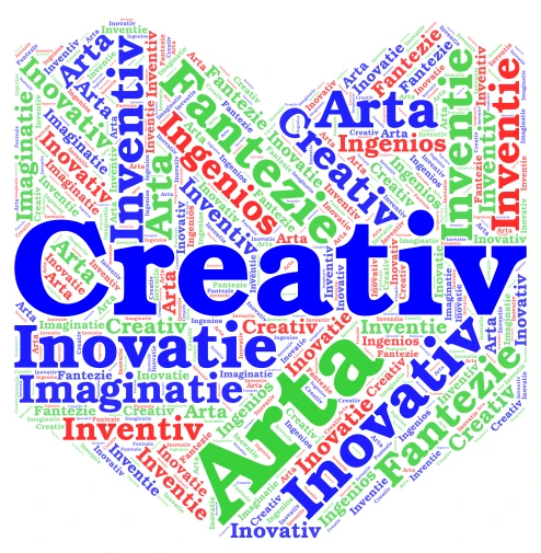 Creativ word cloud art