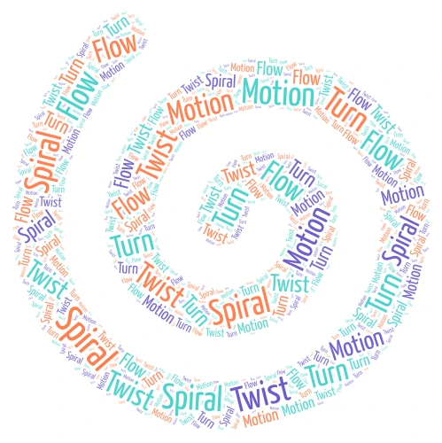 ESPIRAL IGNACIO word cloud art