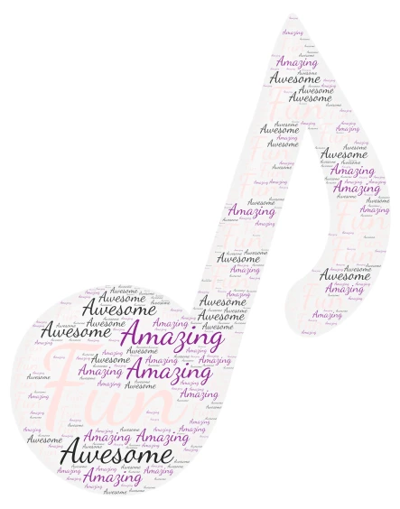 Fun word cloud art