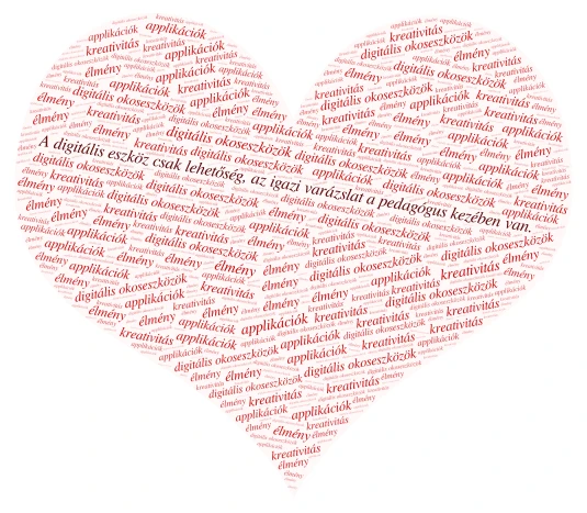 digitális  word cloud art