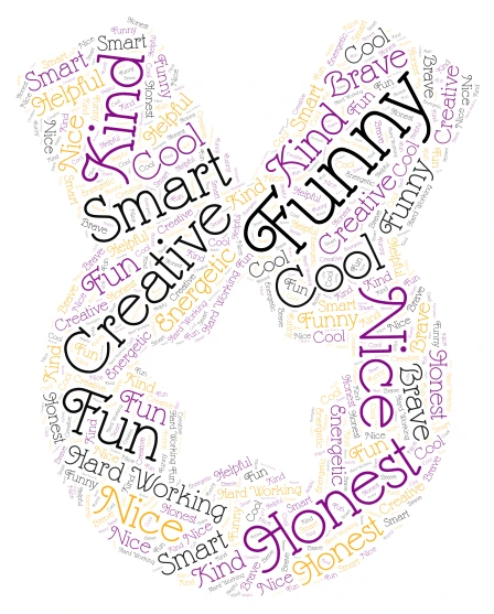 Mack word cloud art