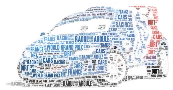 Raoul ÇaRoule word cloud art