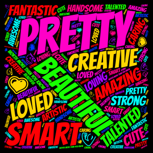  You are... word cloud art