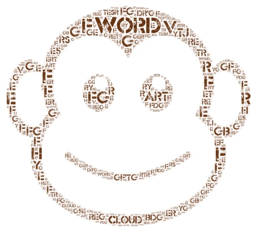 gtag word cloud art