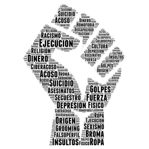 Nuage de mot word cloud art