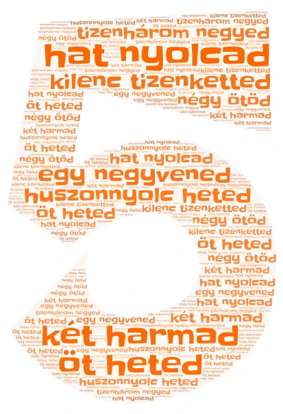Anniversary 5 word cloud art