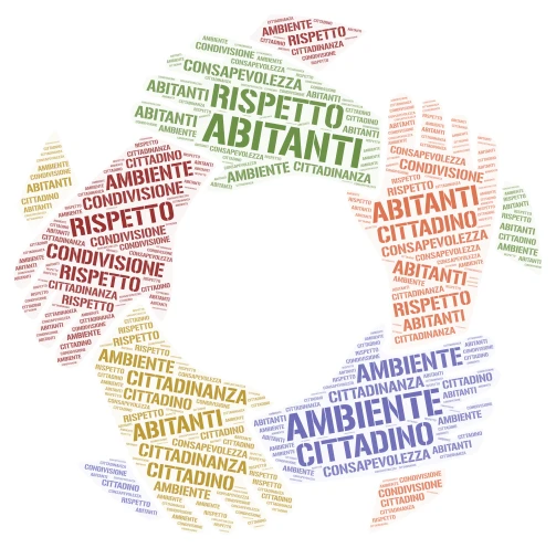 CITTADINANZA word cloud art