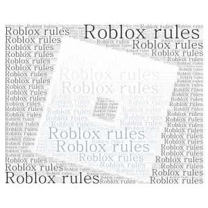 Roblox word cloud art