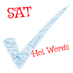 SAT Hot words :( word cloud art