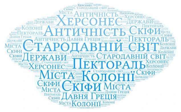 Стародавній світ word cloud art