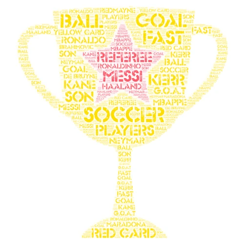 soccer!!! word cloud art