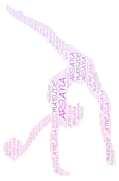  GINÁSTICA word cloud art
