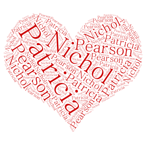 Copy of Heart Love word cloud art