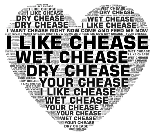 CHEASE word cloud art