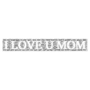 my mom is cool and i love her till the moon word cloud art