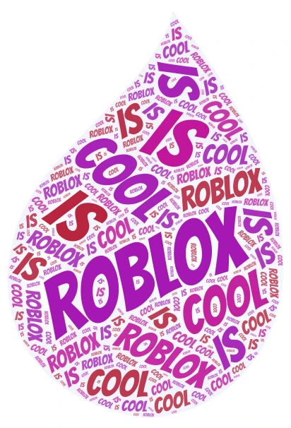 roblox word cloud art