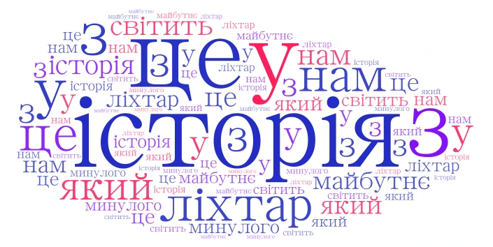 Хмаринка слів word cloud art