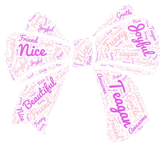 Teagan's Word Cloud word cloud art