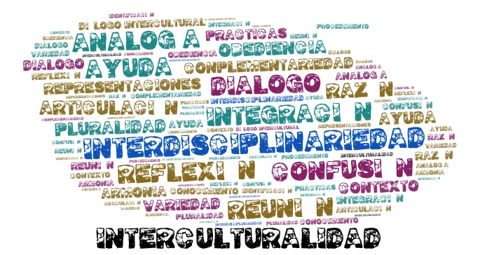 LUZ DE LA CRUZ word cloud art