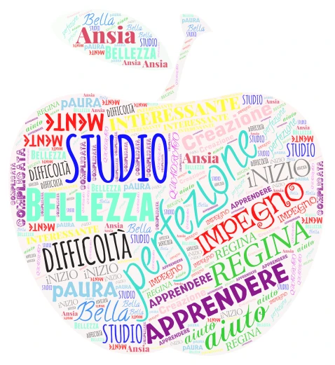 MATEMATICA word cloud art
