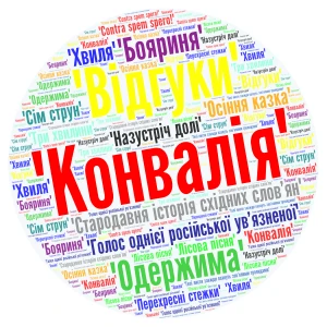 Леся Українка word cloud art