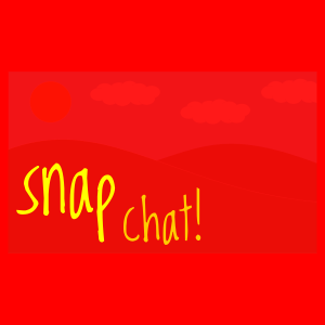 snap chat word cloud art