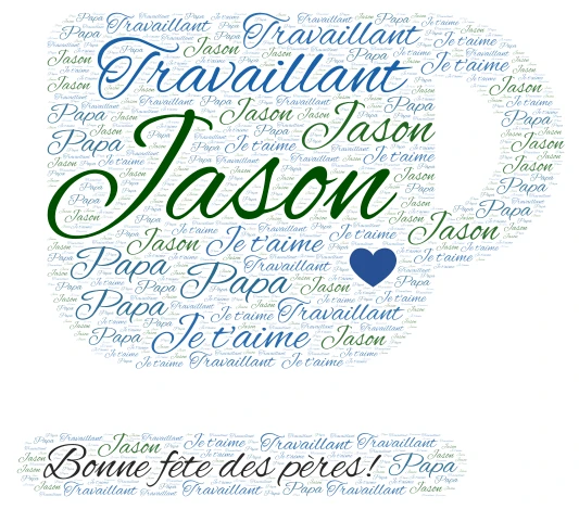 Hunter word cloud art