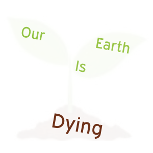 Our Earth word cloud art