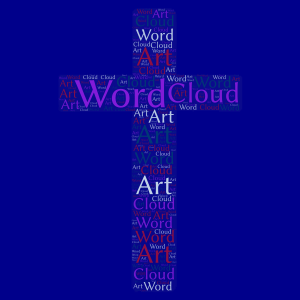 WHERE JESUS LAYS word cloud art