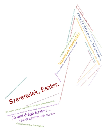 EszterNagyi_feher word cloud art