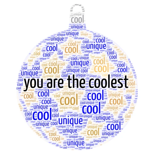 all about you word cloud art