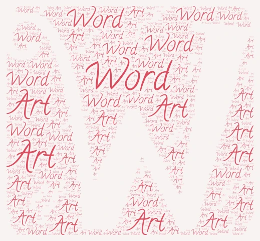 WordArt word cloud art
